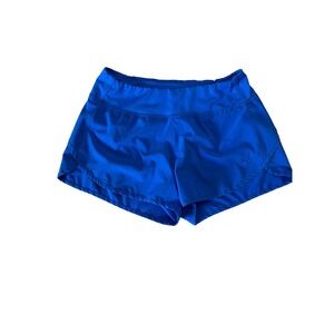Blue athletic shorts, medium feel legend‎ lulu